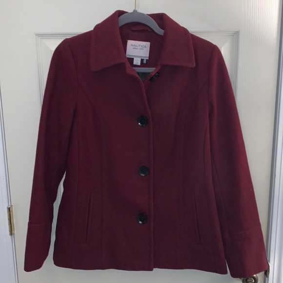 Nautica Wool Pea Coat - Picture 1 of 5